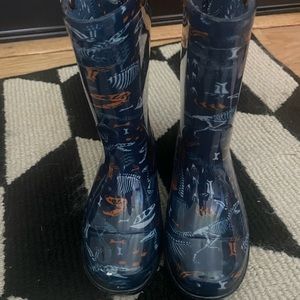 KIDS LIGHT UP RAINBOOTS WESTERN CHIEF SIZE 11 dinosaurs
